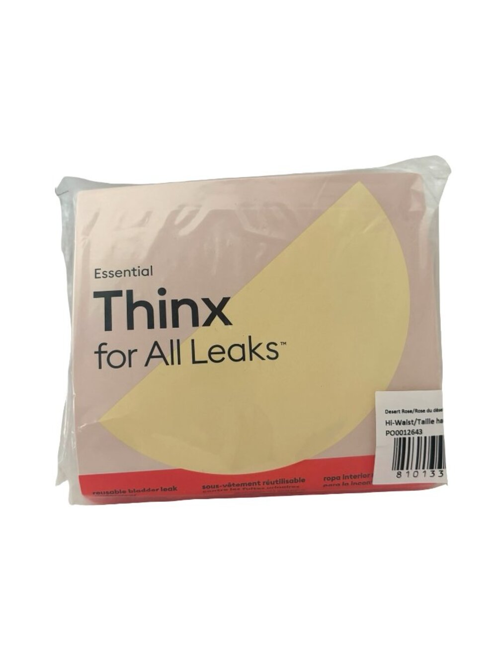 Thinx for All Leaks Reusable Bladder Leak Underwear Desert Rose L Brief New